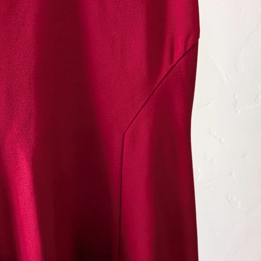 Lafayette 148 New York Crimson Midi Dress - Picture 4 of 6